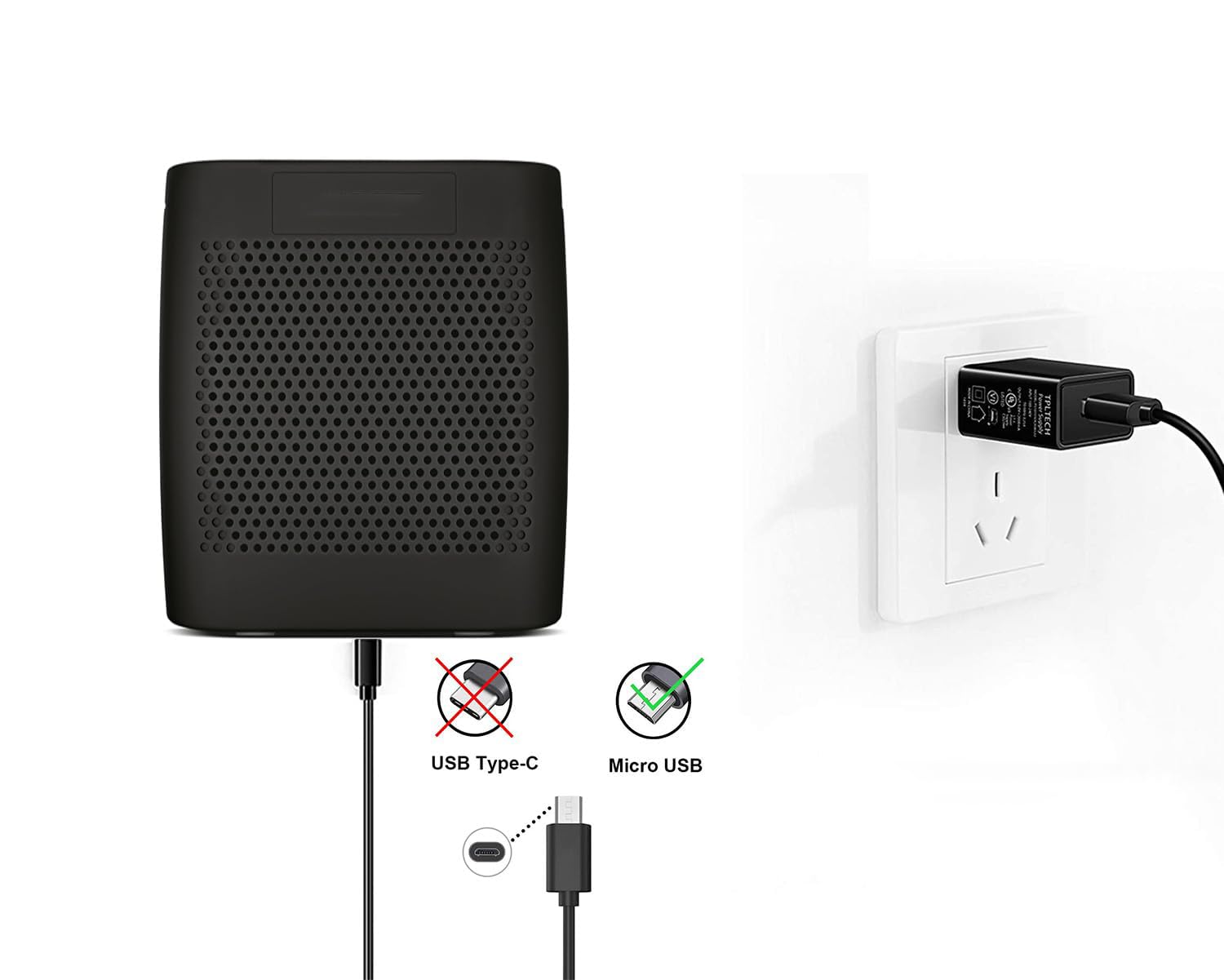 Amazon.co.jp: マイクロUSB充電ケーブルコード。Bose SoundLinkカラー